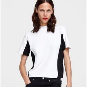 Zara Color Block T Shirt